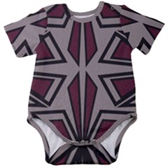 Abstract Pattern Geometric Backgrounds Baby Short Sleeve Onesie Bodysuit by Eskimos