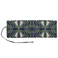 Abstract Pattern Geometric Backgrounds Roll Up Canvas Pencil Holder (m) by Eskimos