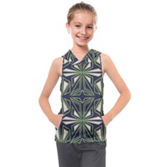 Abstract Pattern Geometric Backgrounds Kids  Sleeveless Hoodie by Eskimos