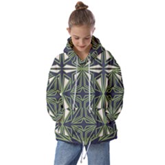 Abstract Pattern Geometric Backgrounds Kids  Oversized Hoodie by Eskimos