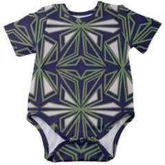 Abstract Pattern Geometric Backgrounds Baby Short Sleeve Onesie Bodysuit by Eskimos