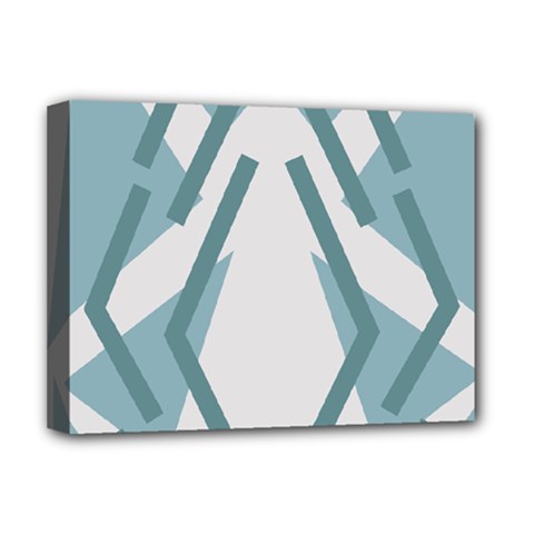 Abstract Pattern Geometric Backgrounds Deluxe Canvas 16  X 12  (stretched)  by Eskimos