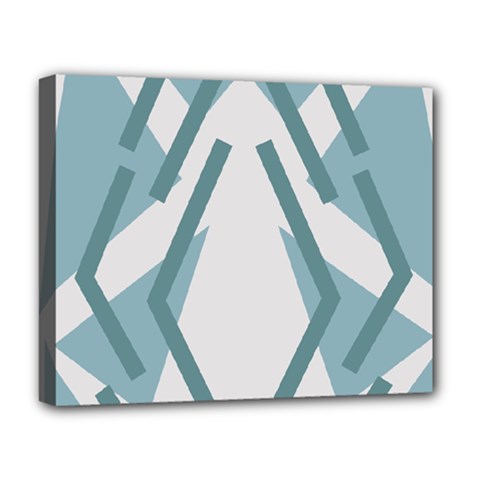 Abstract Pattern Geometric Backgrounds Deluxe Canvas 20  X 16  (stretched) by Eskimos