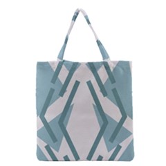 Abstract Pattern Geometric Backgrounds Grocery Tote Bag by Eskimos