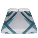 Abstract pattern geometric backgrounds Fitted Sheet (King Size) View1