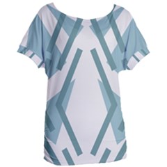 Abstract Pattern Geometric Backgrounds Women s Oversized Tee by Eskimos