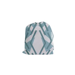 Abstract Pattern Geometric Backgrounds Drawstring Pouch (xs) by Eskimos