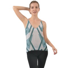 Abstract Pattern Geometric Backgrounds Chiffon Cami by Eskimos