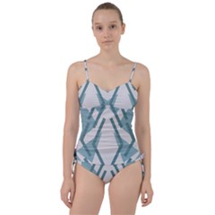 Abstract Pattern Geometric Backgrounds Sweetheart Tankini Set by Eskimos