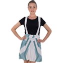 Abstract pattern geometric backgrounds Velvet Suspender Skater Skirt View1