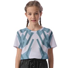 Abstract Pattern Geometric Backgrounds Kids  Basic Tee by Eskimos