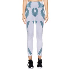 Abstract Pattern Geometric Backgrounds Pocket Leggings  by Eskimos