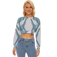 Abstract Pattern Geometric Backgrounds Lightweight Long Sleeve Sweatshirt by Eskimos