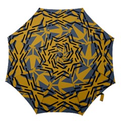 Abstract Pattern Geometric Backgrounds Hook Handle Umbrellas (small) by Eskimos