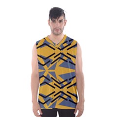 Abstract Pattern Geometric Backgrounds Men s Basketball Tank Top