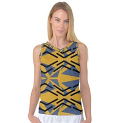 Abstract Pattern Geometric Backgrounds Women s Basketball Tank Top by Eskimos