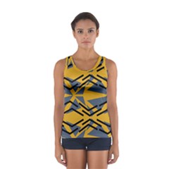 Abstract Pattern Geometric Backgrounds Sport Tank Top  by Eskimos