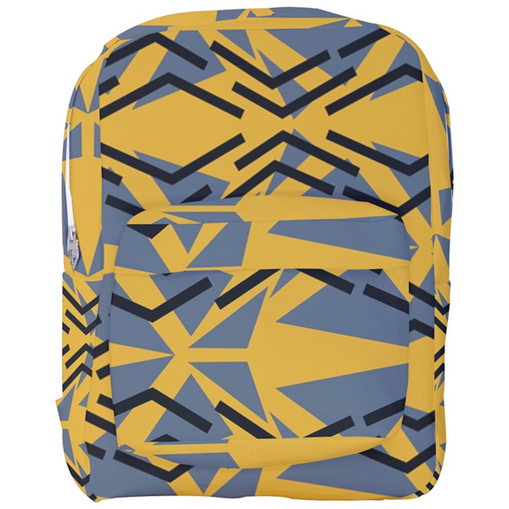 Abstract pattern geometric backgrounds Full Print Backpack