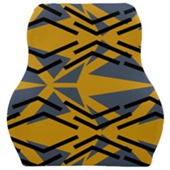 Abstract Pattern Geometric Backgrounds Car Seat Velour Cushion  by Eskimos