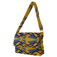 Abstract Pattern Geometric Backgrounds Full Print Messenger Bag (m) by Eskimos