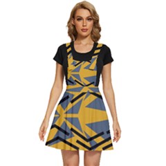 Abstract Pattern Geometric Backgrounds Apron Dress