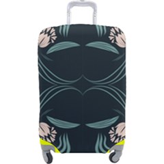 Folk Flowers Floral Art Print Flowers Abstract Art  Luggage Cover (large) by Eskimos