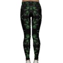 Folk flowers floral art print Flowers abstract art  Classic Yoga Leggings View2