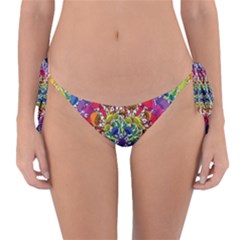 Rainbow Mushroom Mandala Reversible Bikini Bottom by steampunkbabygirl