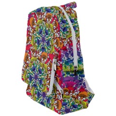 Rainbow Mushroom Mandala Travelers  Backpack