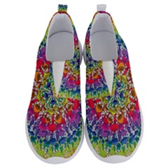 Rainbow Mushroom Mandala No Lace Lightweight Shoes