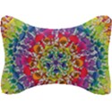 Rainbow Mushroom Mandala Seat Head Rest Cushion View1