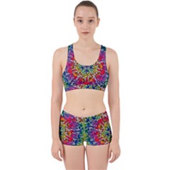 Rainbow Mushroom Mandala Work It Out Gym Set