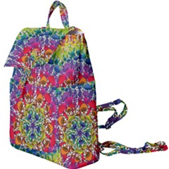 Rainbow Mushroom Mandala Buckle Everyday Backpack by steampunkbabygirl