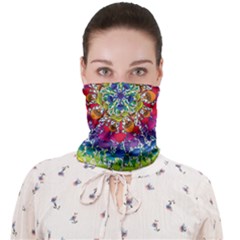 Rainbow Mushroom Mandala Face Covering Bandana (adult) by steampunkbabygirl