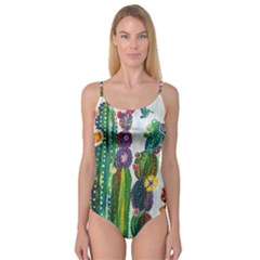 Rainbow Cactus Shirt Camisole Leotard  by steampunkbabygirl