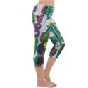 Rainbow Cactus Shirt Capri Yoga Leggings View3