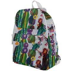 Rainbow Cactus Shirt Top Flap Backpack by steampunkbabygirl