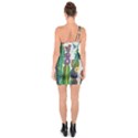 Rainbow Cactus Shirt One Soulder Bodycon Dress View2