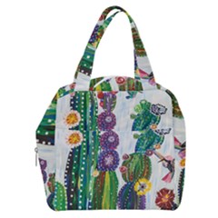 Rainbow Cactus Shirt Boxy Hand Bag by steampunkbabygirl