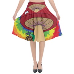 Wizard Snail Flared Midi Skirt by steampunkbabygirl