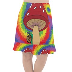 Wizard Snail Fishtail Chiffon Skirt by steampunkbabygirl