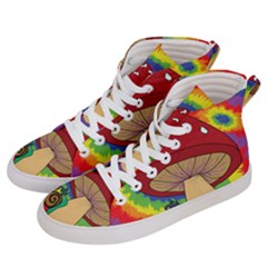 Wizard Snail Men s Hi-top Skate Sneakers by steampunkbabygirl