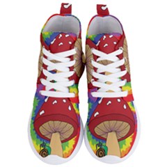 Wizard Snail Women s Lightweight High Top Sneakers by steampunkbabygirl