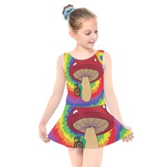 Wizard Snail Kids  Skater Dress Swimsuit by steampunkbabygirl