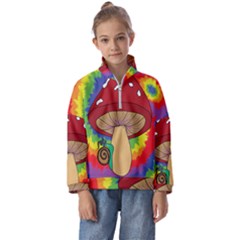 Wizard Snail Kids  Half Zip Hoodie