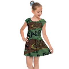 Cicada Kids  Cap Sleeve Dress by steampunkbabygirl