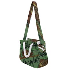 Cicada Rope Handles Shoulder Strap Bag by steampunkbabygirl