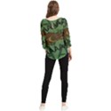 Cicada Chiffon Quarter Sleeve Blouse View2