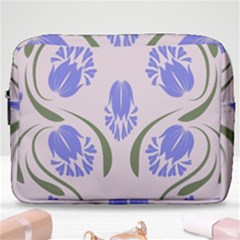 Folk Flowers Print Floral Pattern Ethnic Art Make Up Pouch (large) by Eskimos