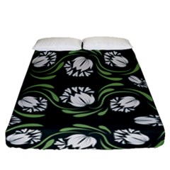 Folk Flowers Print Floral Pattern Ethnic Art Fitted Sheet (queen Size) by Eskimos